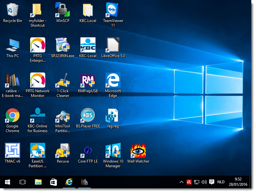 ekran Windows 10 ikone bližnjice